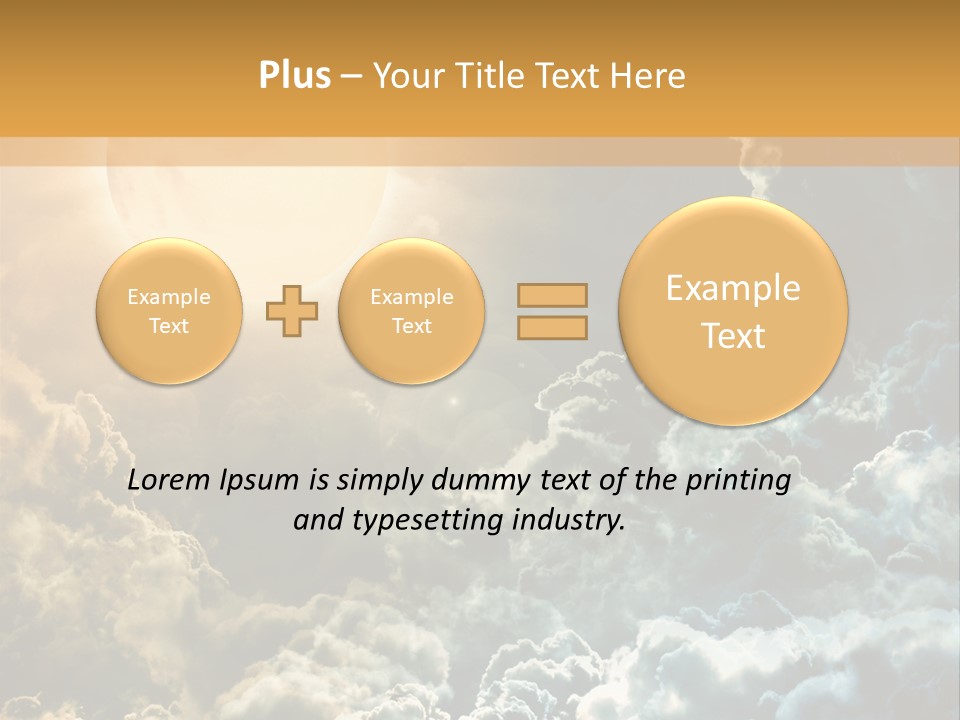 Universe Night Orbit PowerPoint Template