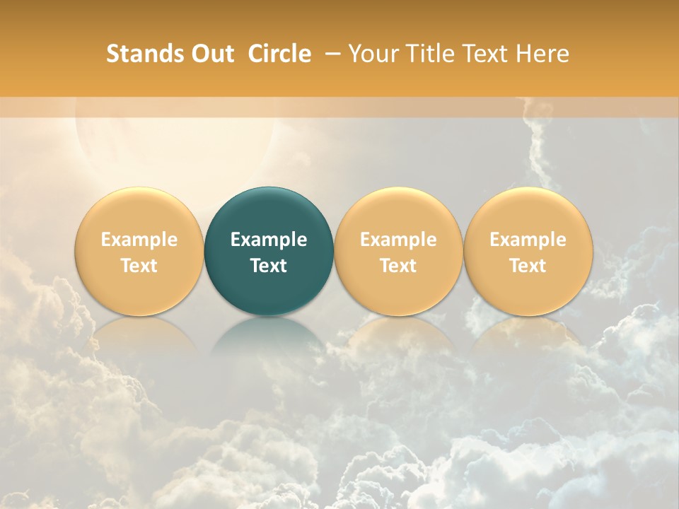 Universe Night Orbit PowerPoint Template