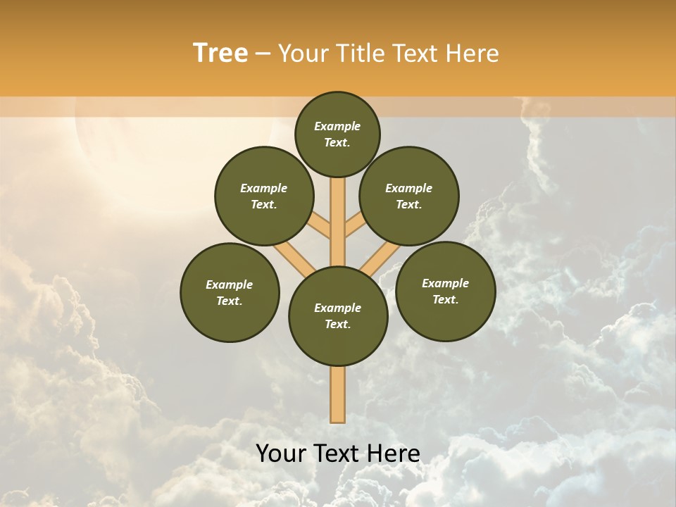 Universe Night Orbit PowerPoint Template