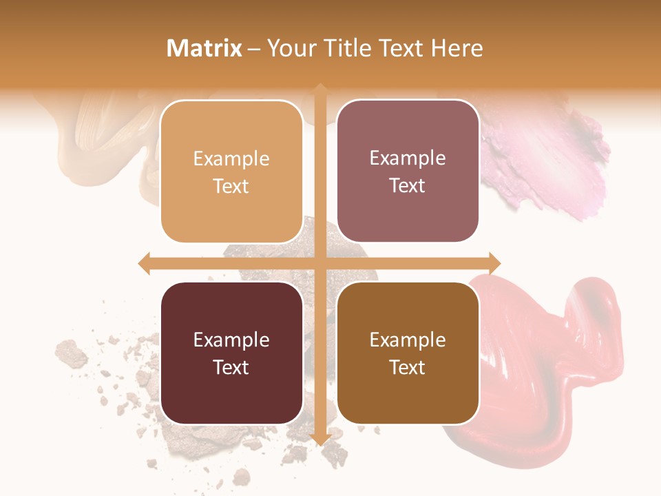 Shade Closeup Makeup PowerPoint Template