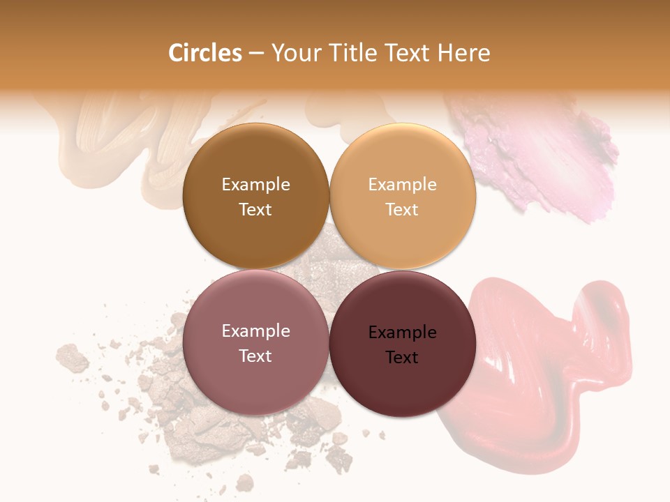 Shade Closeup Makeup PowerPoint Template