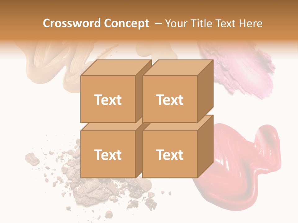 Shade Closeup Makeup PowerPoint Template