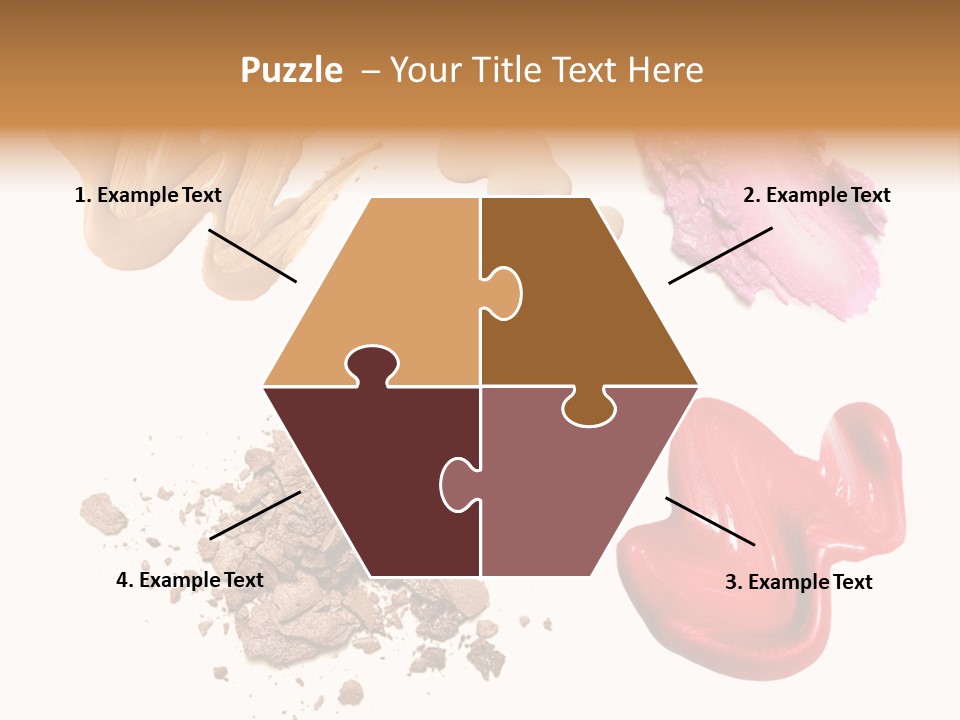 Shade Closeup Makeup PowerPoint Template