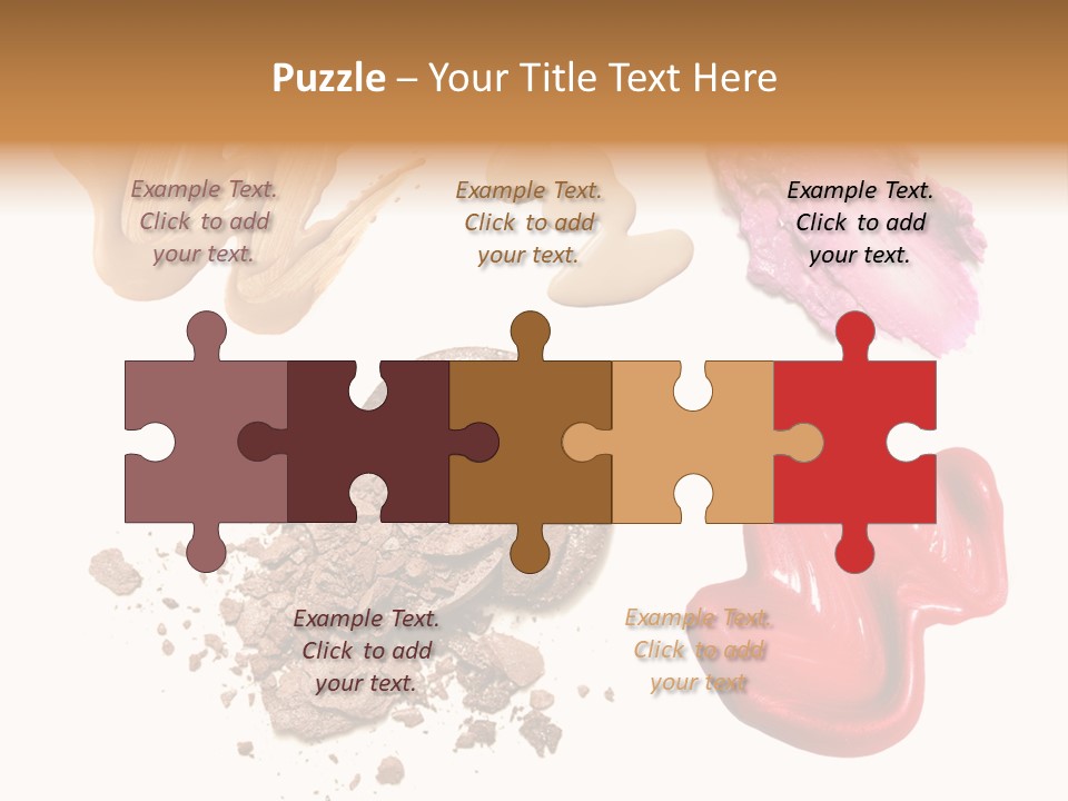 Shade Closeup Makeup PowerPoint Template