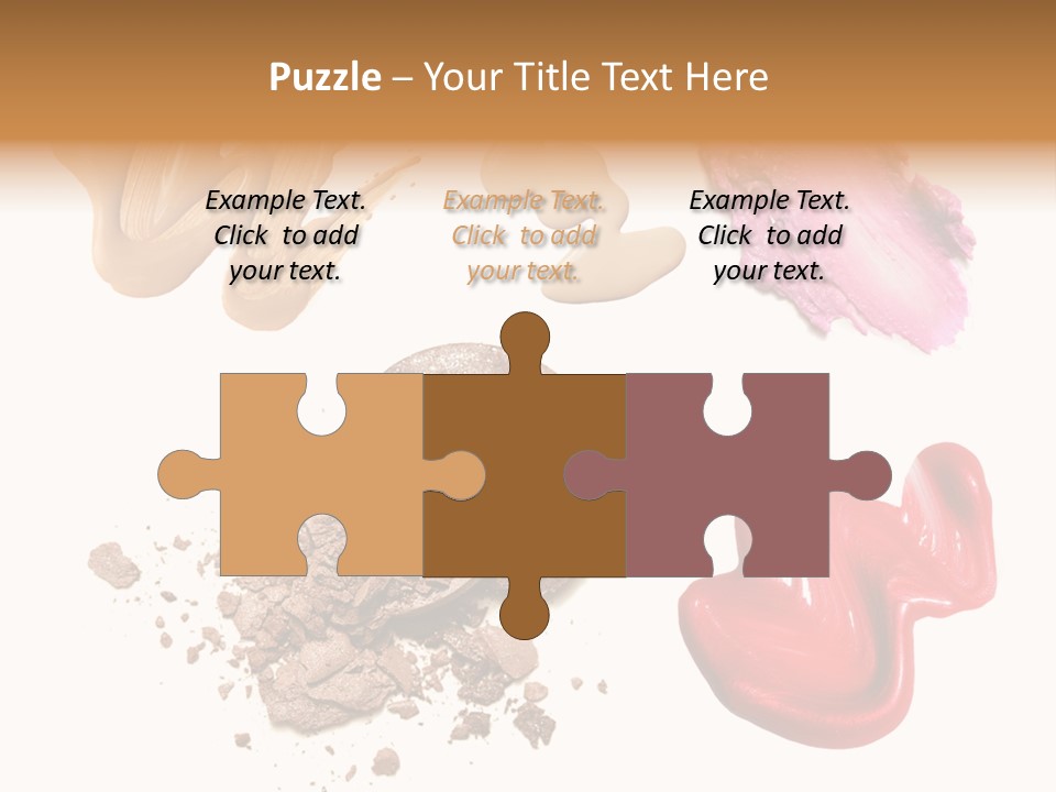 Shade Closeup Makeup PowerPoint Template