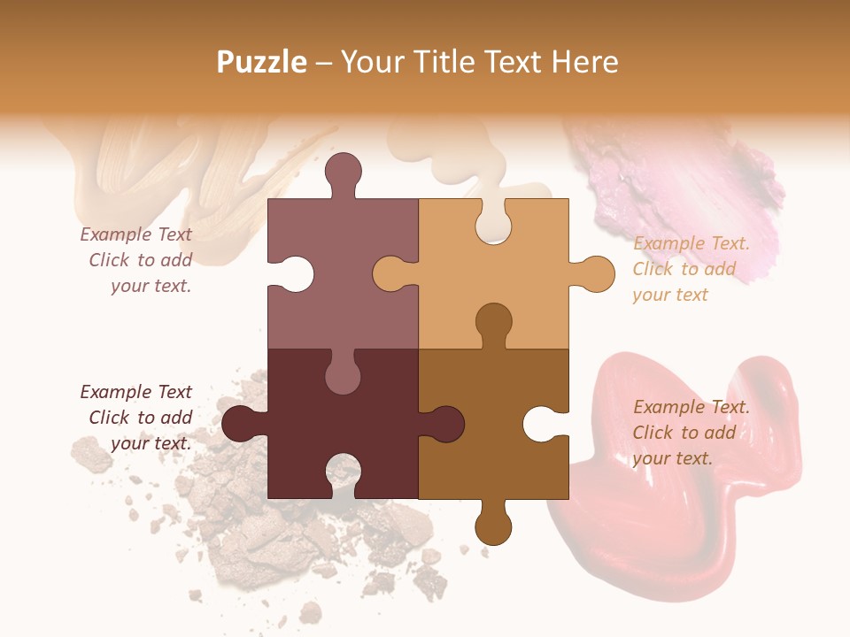 Shade Closeup Makeup PowerPoint Template