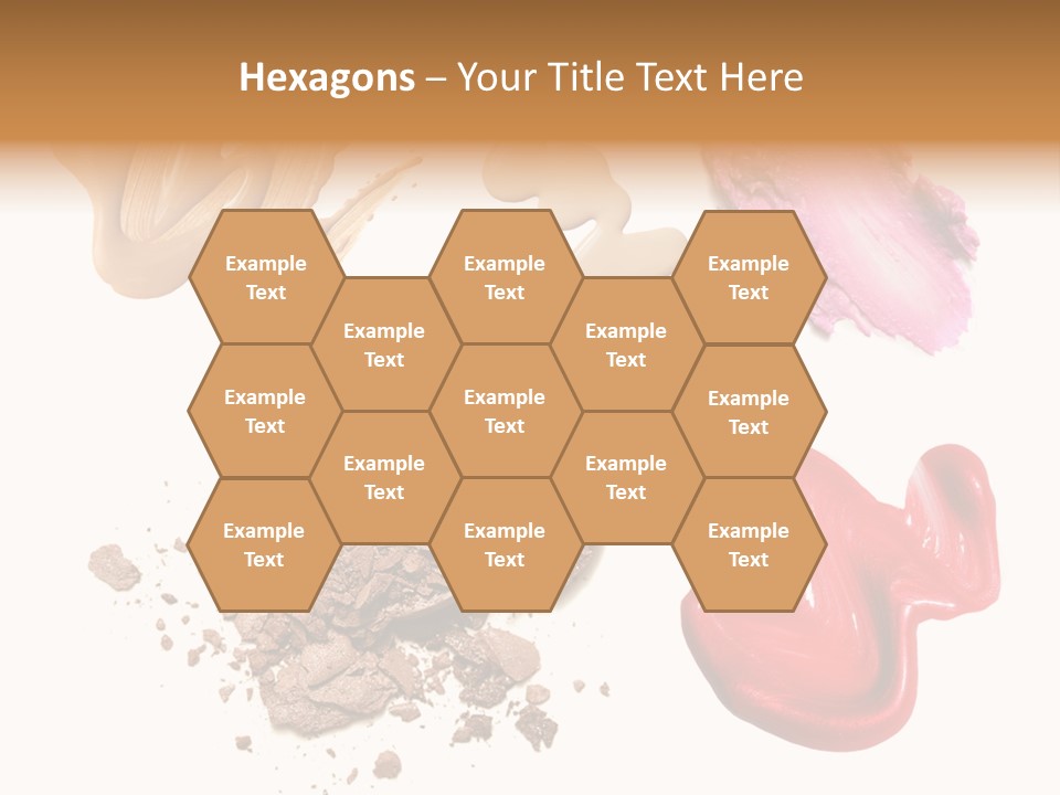 Shade Closeup Makeup PowerPoint Template