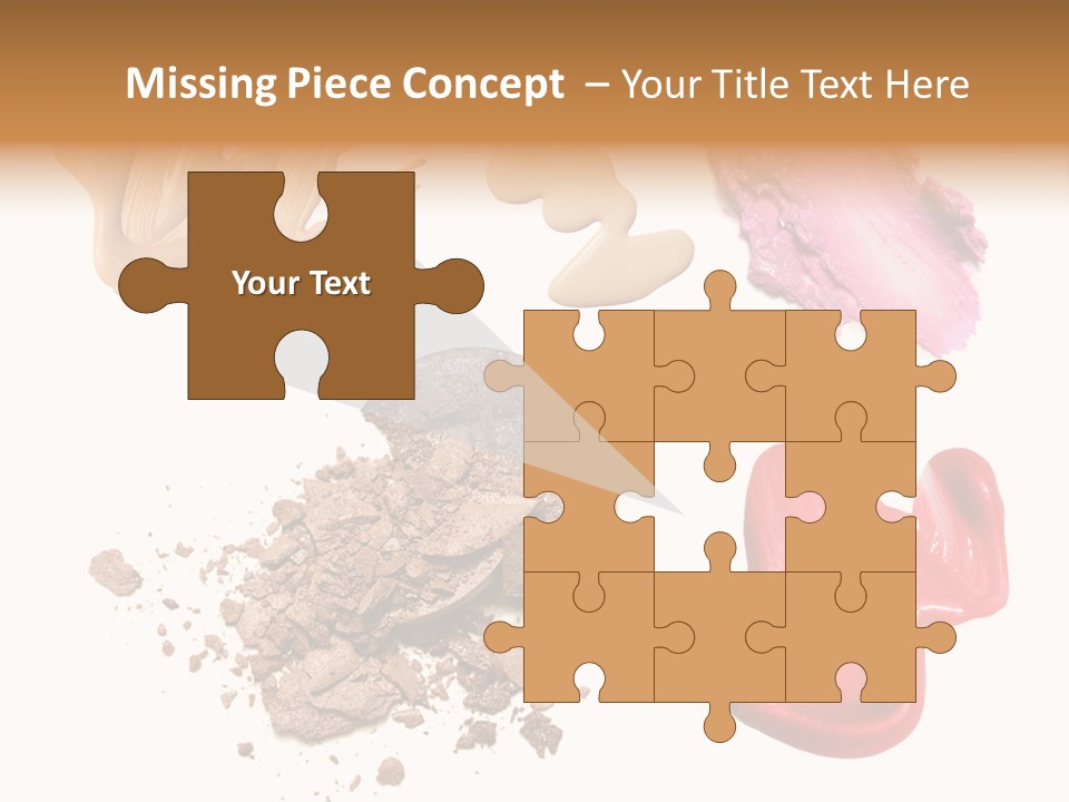 Shade Closeup Makeup PowerPoint Template