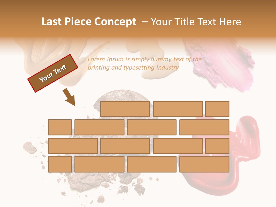 Shade Closeup Makeup PowerPoint Template