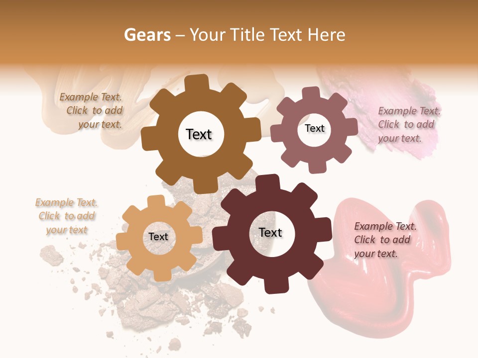 Shade Closeup Makeup PowerPoint Template