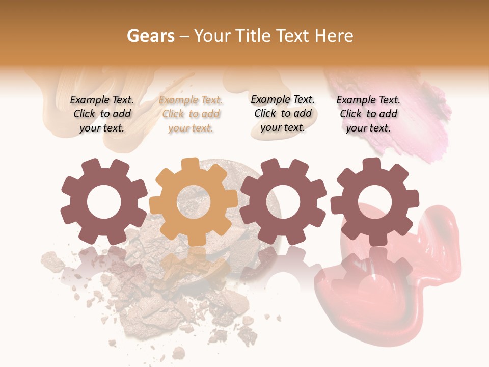 Shade Closeup Makeup PowerPoint Template