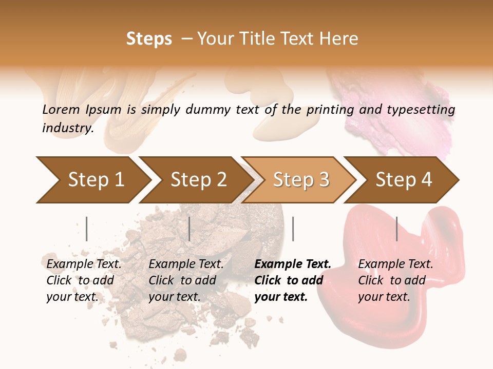 Shade Closeup Makeup PowerPoint Template