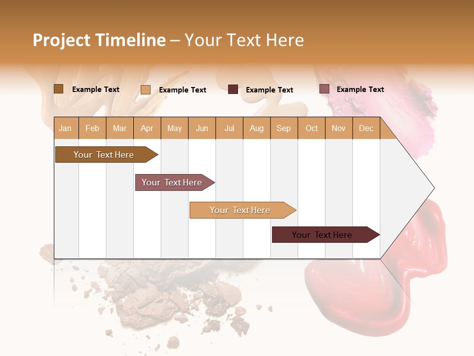 Shade Closeup Makeup PowerPoint Template