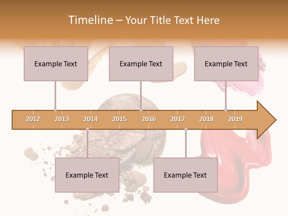 Shade Closeup Makeup PowerPoint Template