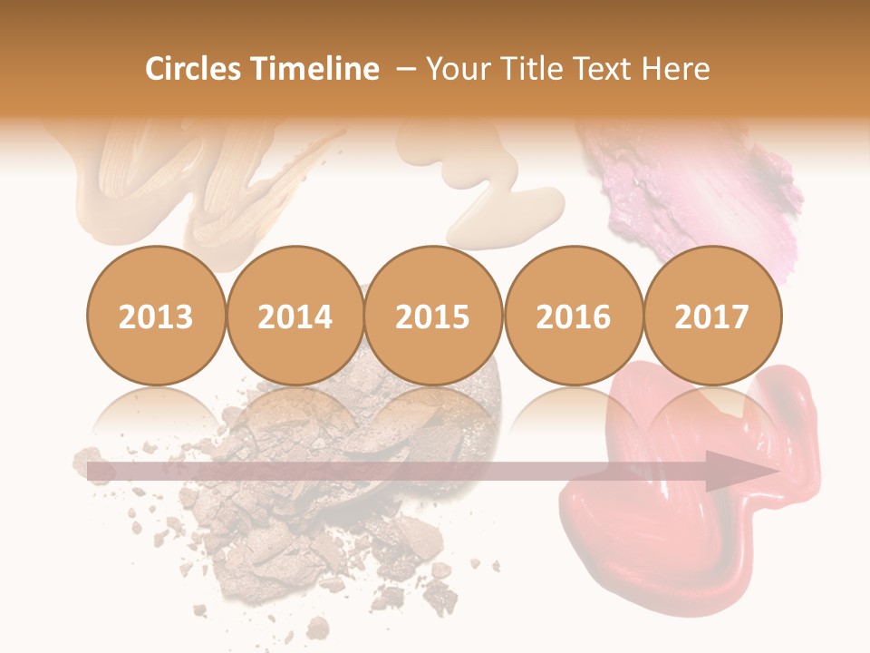 Shade Closeup Makeup PowerPoint Template