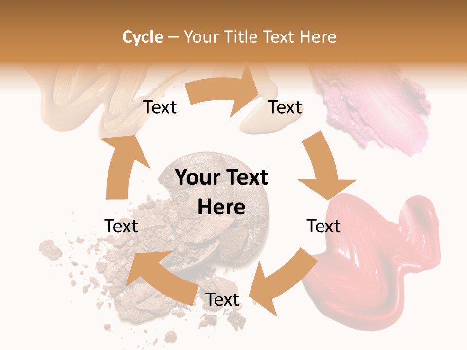 Shade Closeup Makeup PowerPoint Template