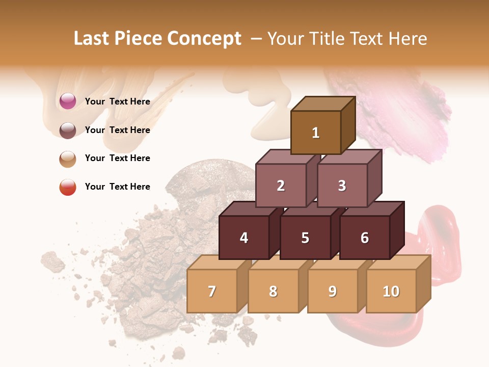 Shade Closeup Makeup PowerPoint Template