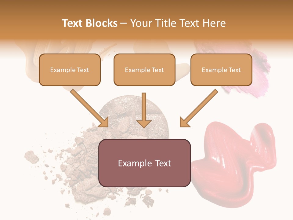 Shade Closeup Makeup PowerPoint Template