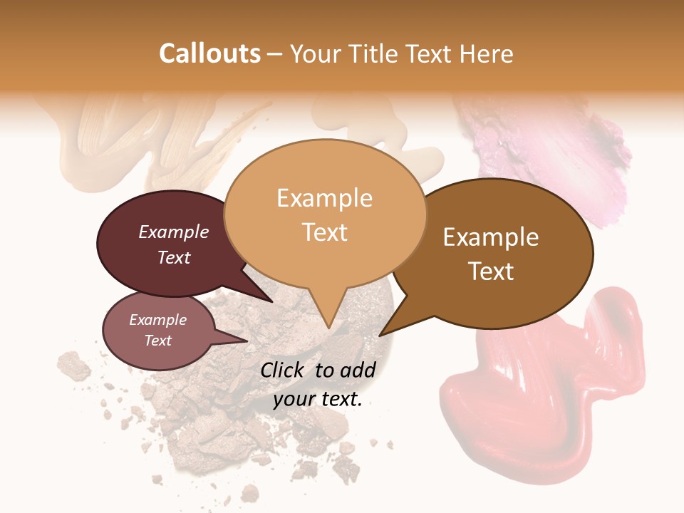 Shade Closeup Makeup PowerPoint Template