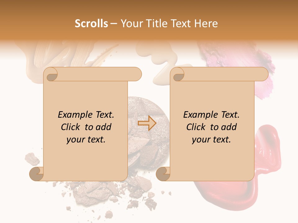 Shade Closeup Makeup PowerPoint Template