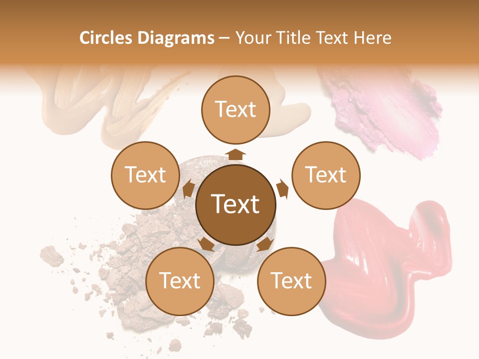 Shade Closeup Makeup PowerPoint Template