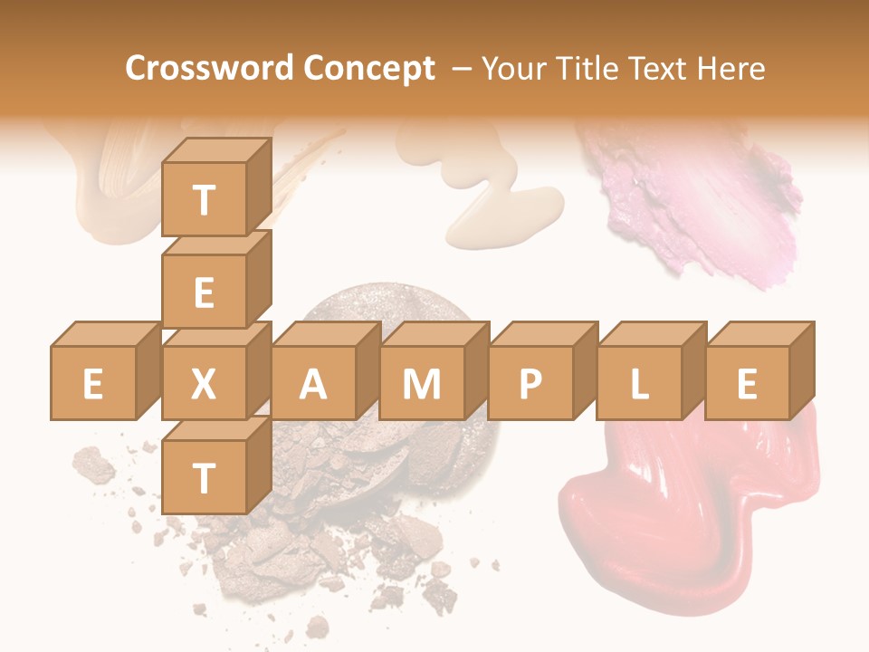 Shade Closeup Makeup PowerPoint Template