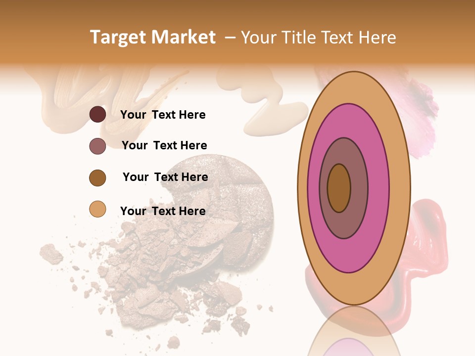 Shade Closeup Makeup PowerPoint Template