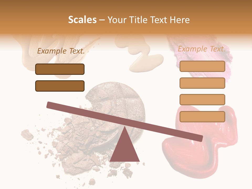 Shade Closeup Makeup PowerPoint Template