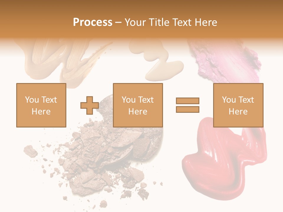 Shade Closeup Makeup PowerPoint Template