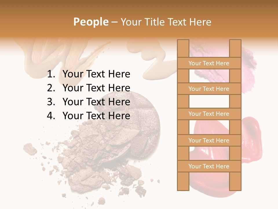 Shade Closeup Makeup PowerPoint Template