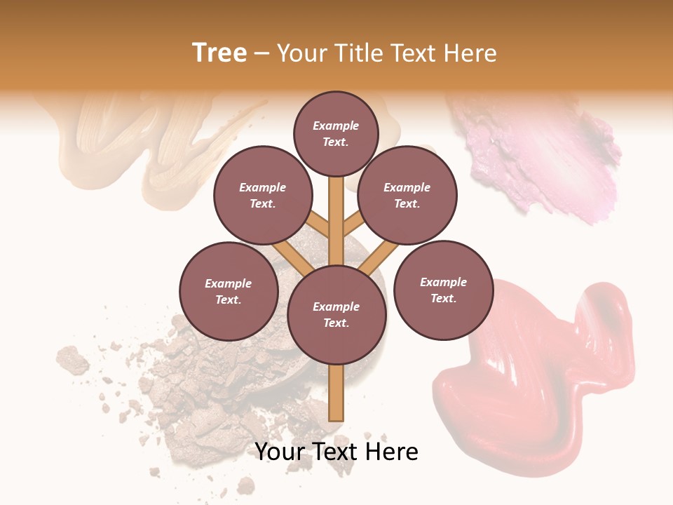 Shade Closeup Makeup PowerPoint Template