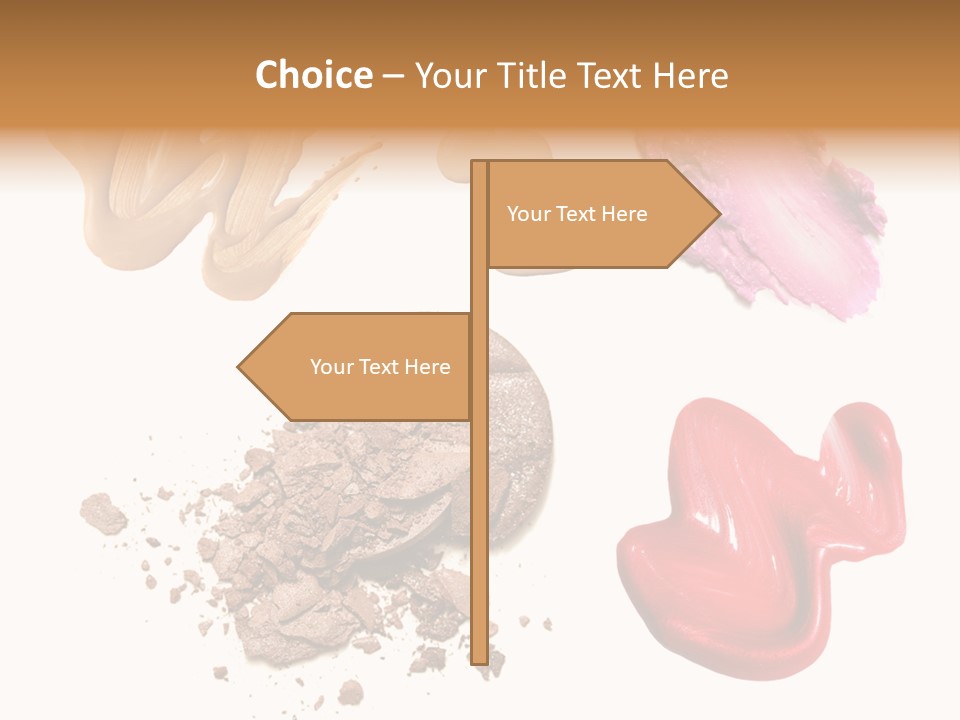 Shade Closeup Makeup PowerPoint Template
