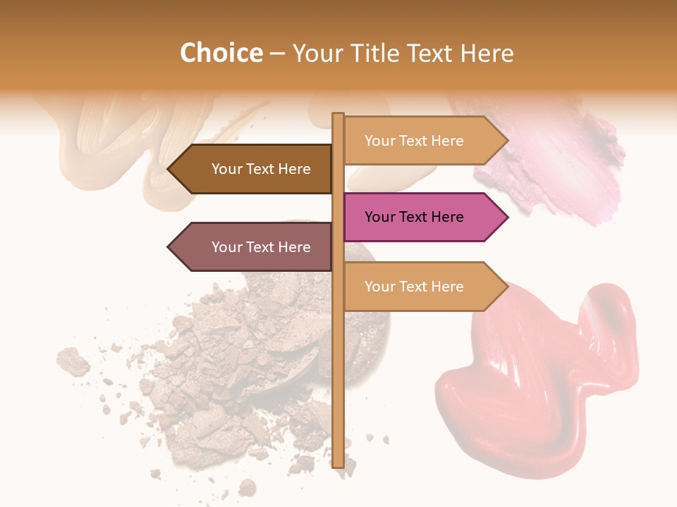 Shade Closeup Makeup PowerPoint Template