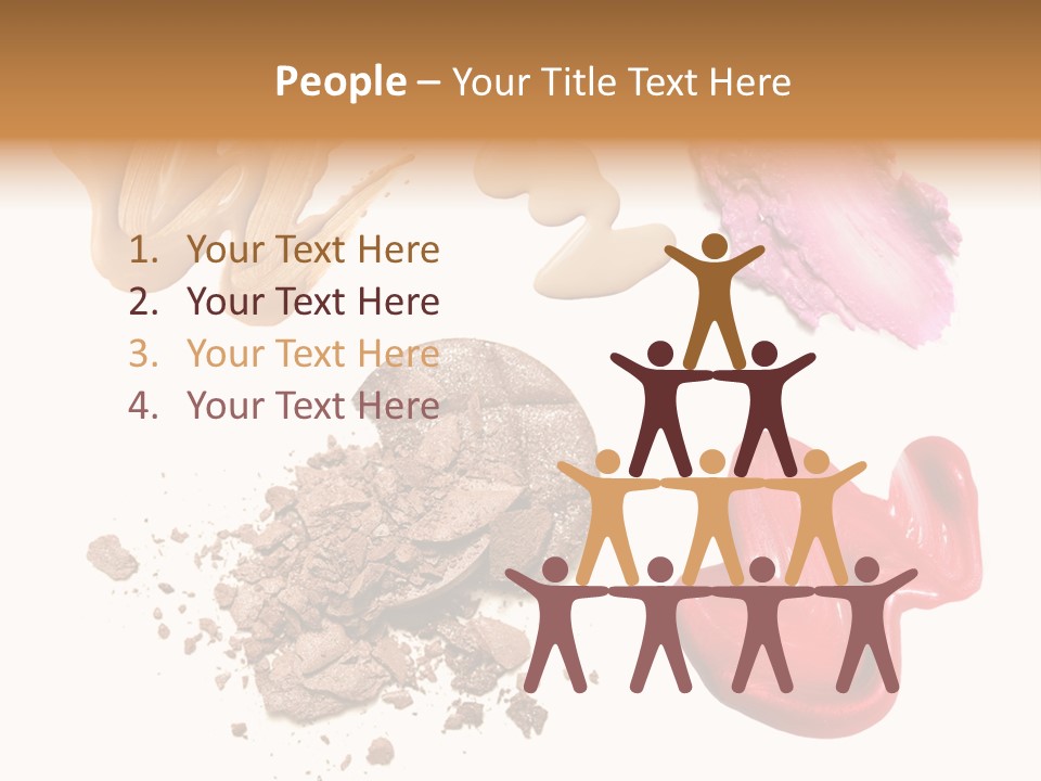 Shade Closeup Makeup PowerPoint Template