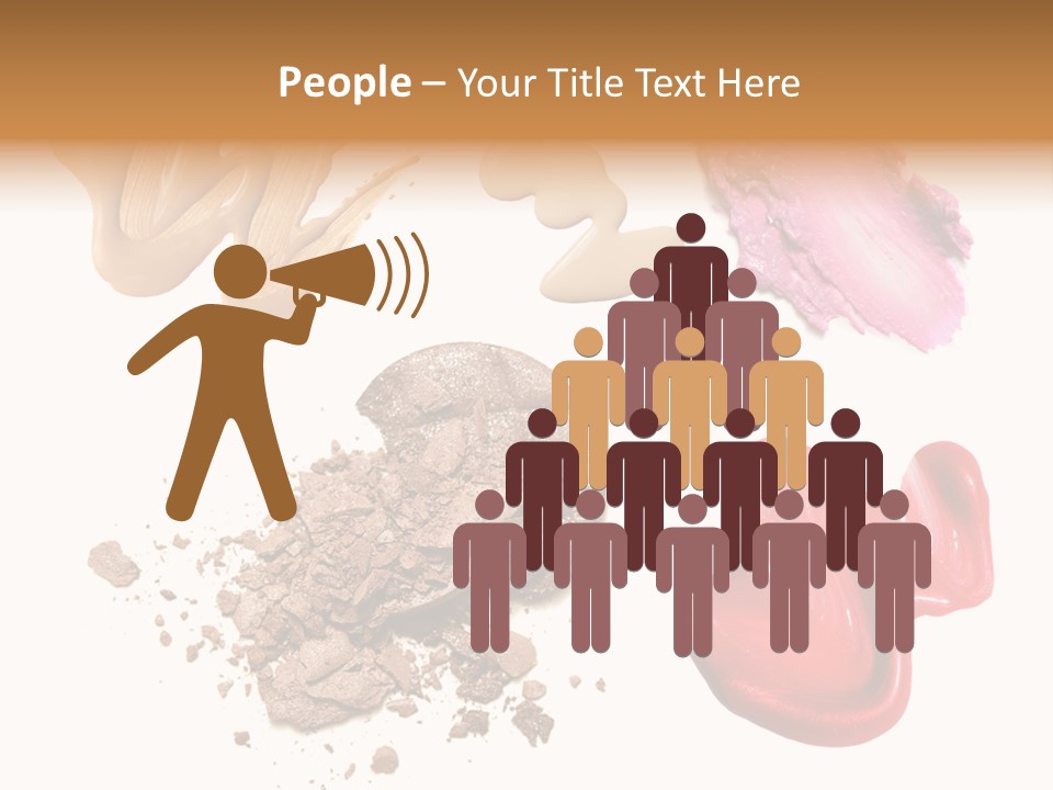 Shade Closeup Makeup PowerPoint Template