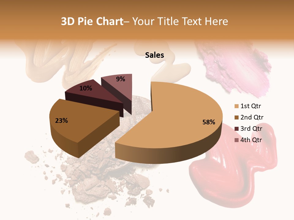 Shade Closeup Makeup PowerPoint Template