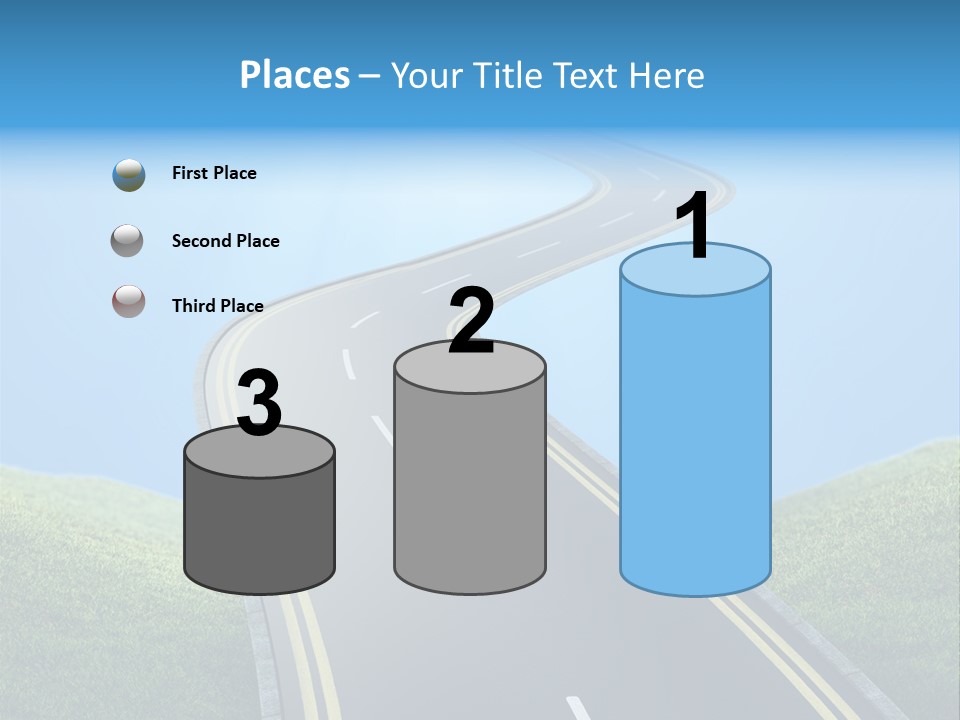 Sky Light Trip PowerPoint Template