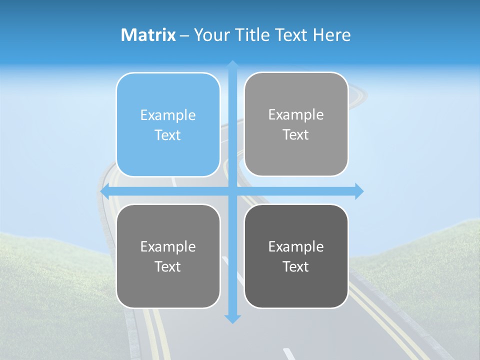 Sky Light Trip PowerPoint Template