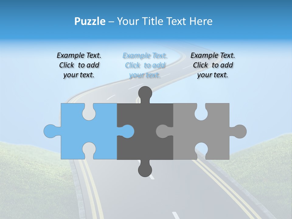 Sky Light Trip PowerPoint Template