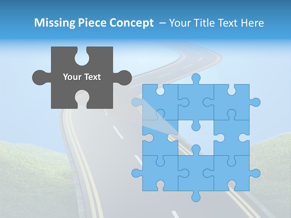 Sky Light Trip PowerPoint Template