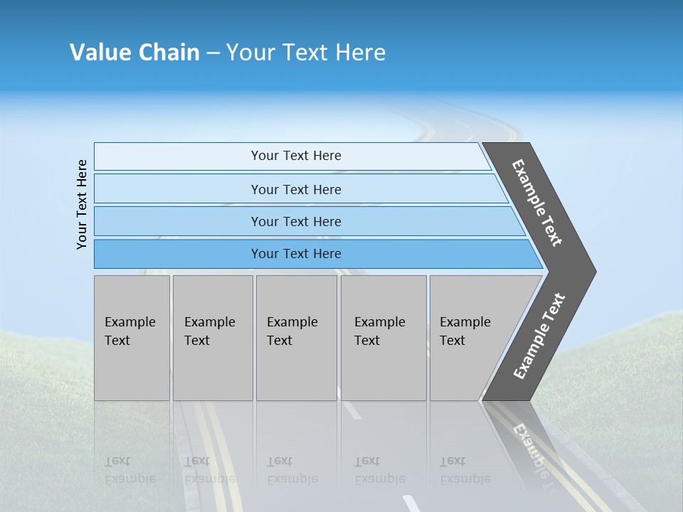 Sky Light Trip PowerPoint Template