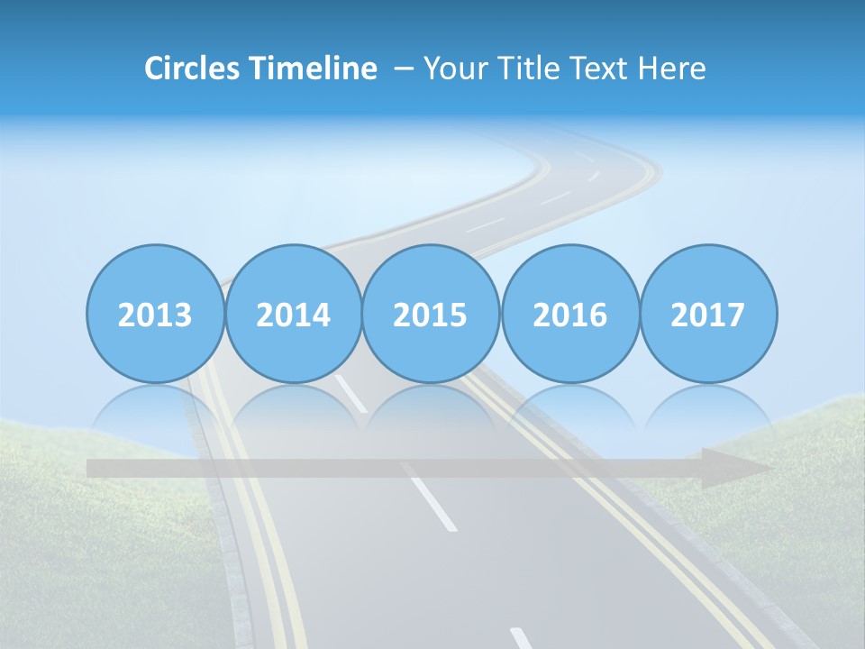 Sky Light Trip PowerPoint Template