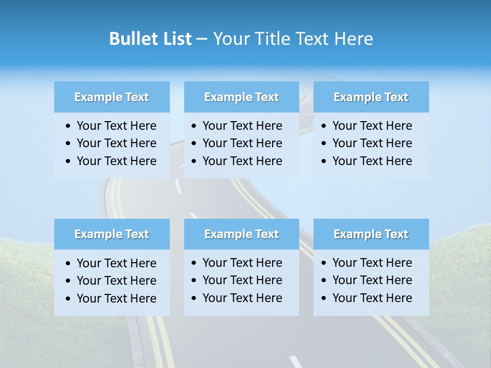 Sky Light Trip PowerPoint Template