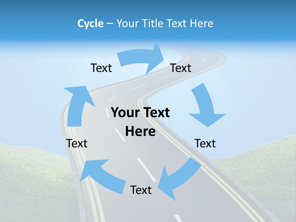 Sky Light Trip PowerPoint Template