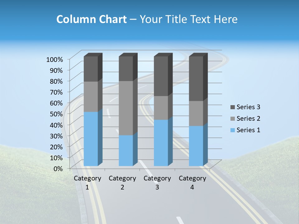 Sky Light Trip PowerPoint Template