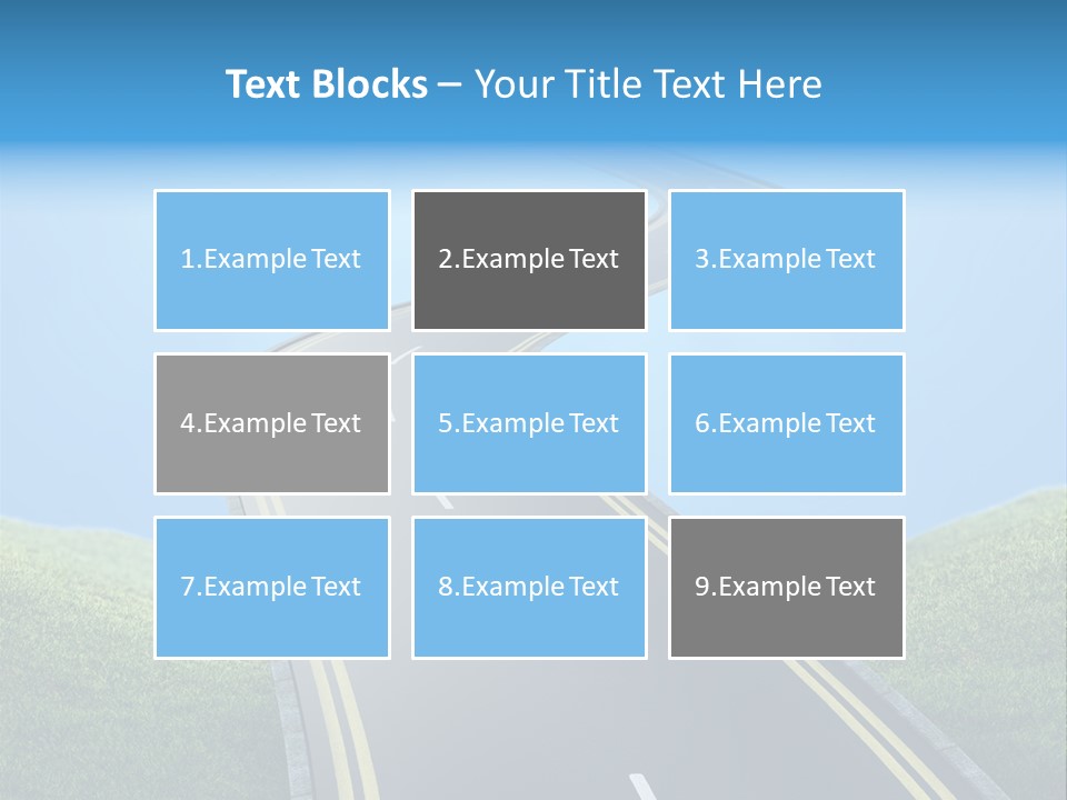 Sky Light Trip PowerPoint Template