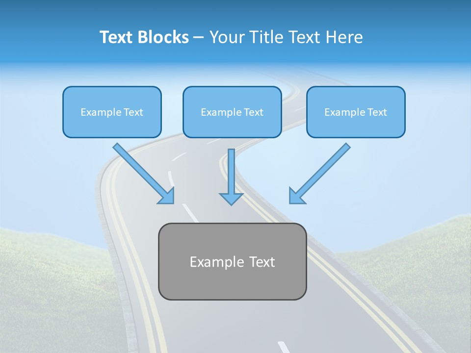 Sky Light Trip PowerPoint Template