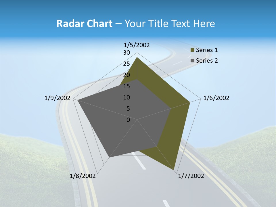 Sky Light Trip PowerPoint Template