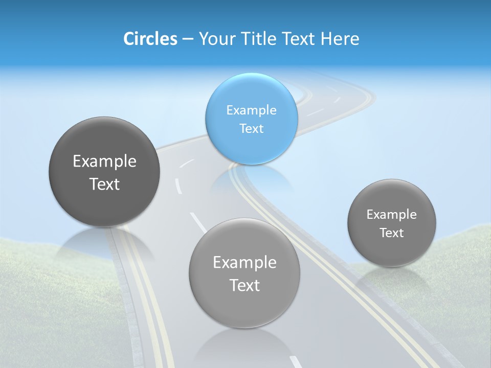 Sky Light Trip PowerPoint Template