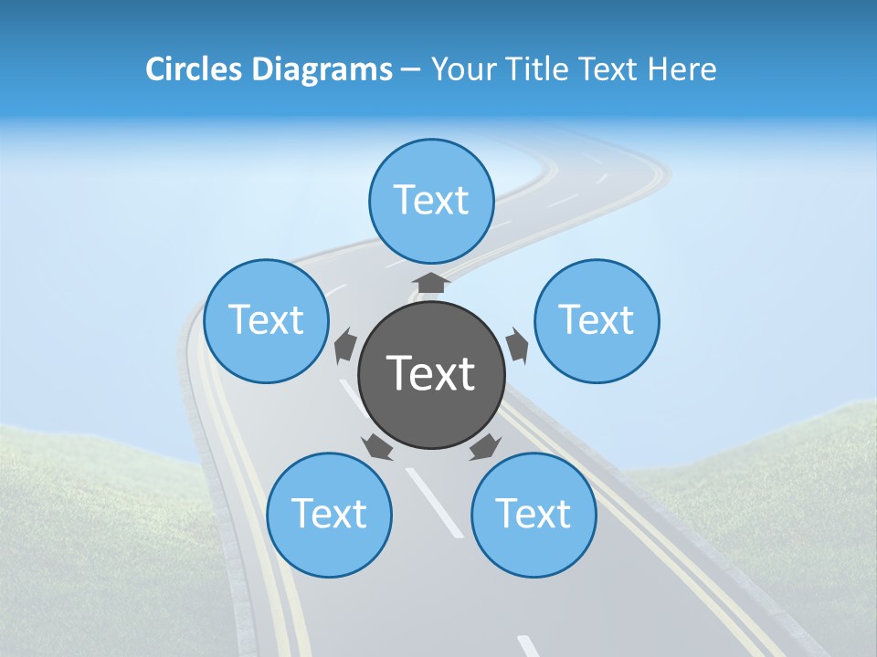Sky Light Trip PowerPoint Template